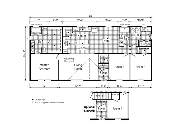 GTX 28603B | 3 bedroom, 2 bathroom, 1600 sqft home. Built by Cavco - Clarion in Shippenville, PA.
