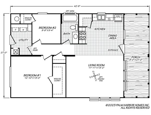 River's Edge 28362B Manufactured Home from Palm Harbor Homes, a Cavco ...