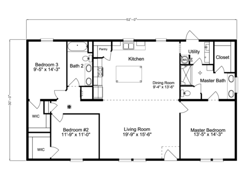 The St. Martin II | 3 bedroom, 2 bathroom, 1560 sqft home. Built by Cavco - Plant City in Plant City, FL.