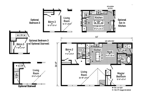 Essence 9 | 2 bedroom, 2 bathroom, 1173 sqft home | Built by Cavco - Goshen in Goshen, IN.