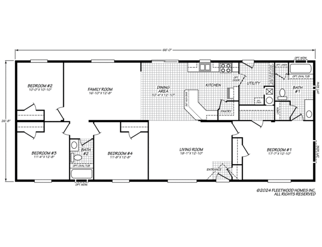 Sandpointe 28664A Manufactured Home from Fleetwood Homes, a Cavco Company