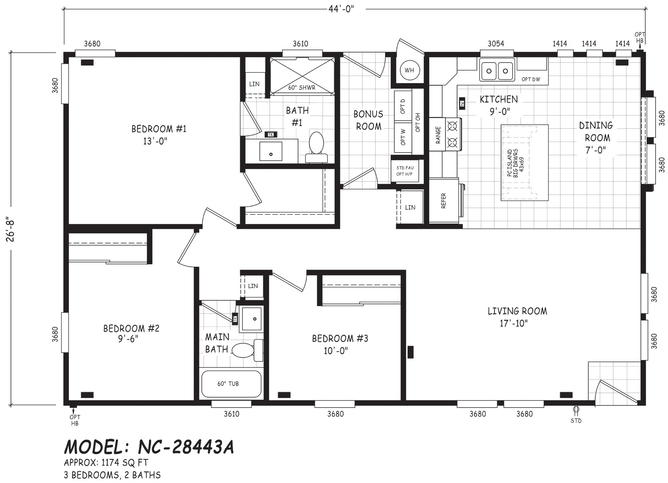 Pinnacle 28443A Manufactured Home from Cavco West, a Cavco Company