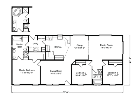 Chinook | 3 bedroom, 2 bathroom, 1620 sqft home | Built by Cavco - Millersburg in Millersburg, OR.