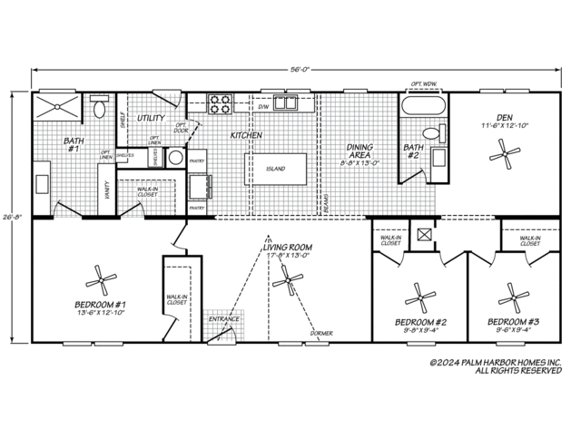 Hasson 28563A Modular or Manufactured Home from Palm Harbor Homes, a ...