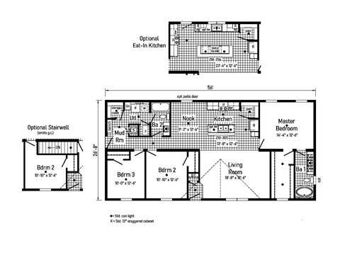 Essence 12 | 3 bedroom, 2 bathroom, 1493 sqft home | Built by Cavco - Goshen in Goshen, IN.