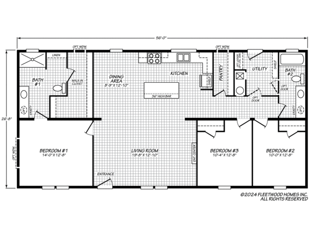 Inspiration 28563R Manufactured Home from Fleetwood Homes, a Cavco Company