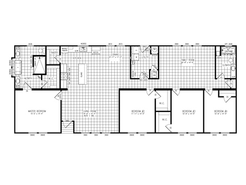 Homeland 32764S | 4 bedroom, 2 bathroom, 2077 sqft home. Built by Cavco - Lake Arlington in Fort Worth, TX.