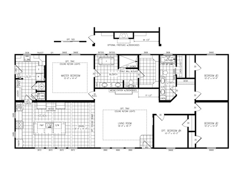 Cornerstone 32684M | 3 bedroom, 2 bathroom, 2040 sqft home. Built by Cavco - Lake Arlington in Fort Worth, TX.