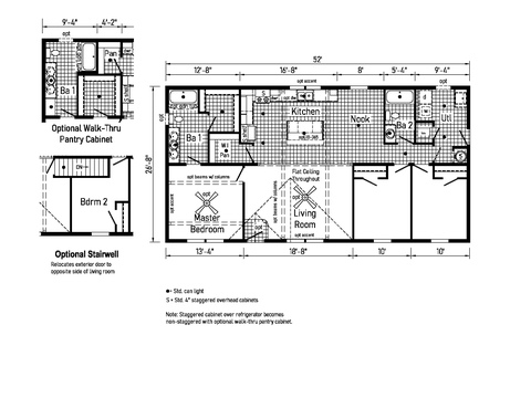 Beacon Prestige 28523B | 3 bedroom, 2 bathroom, 1387 sqft home. Built by Cavco - Shippenville in Shippenville, PA.