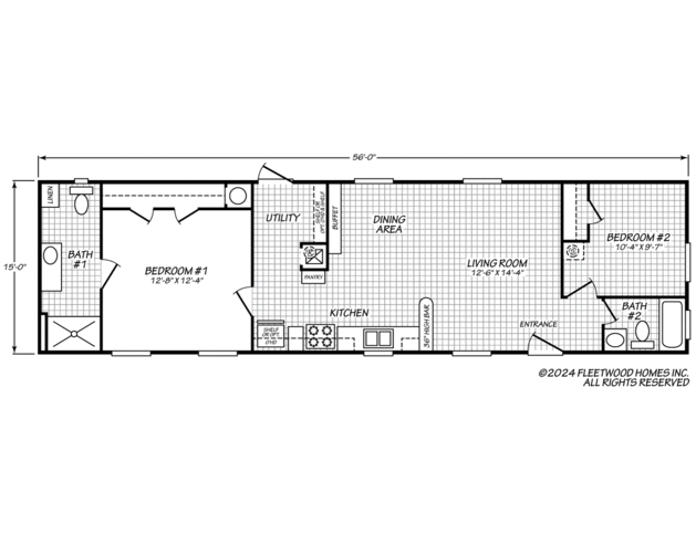 Keystone 16562A Manufactured Home from Fleetwood Homes, Douglas, GA ...