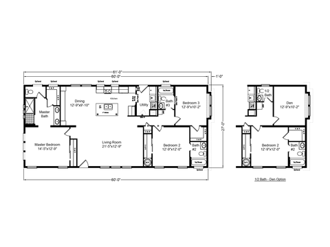 Willow | 3 bedroom, 2.5 bathroom, 1779 sqft home | Built by Cavco - Millersburg in Millersburg, OR.