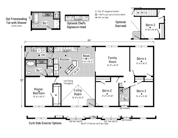 Camellia | 4 bedroom, 2 bathroom, 1920 sqft home | Built by Cavco - Goshen in Goshen, IN.