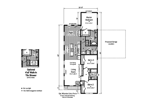 Millenian 4 | 3 bedroom, 2 bathroom, 1493 sqft home | Built by Cavco - Goshen in Goshen, IN.