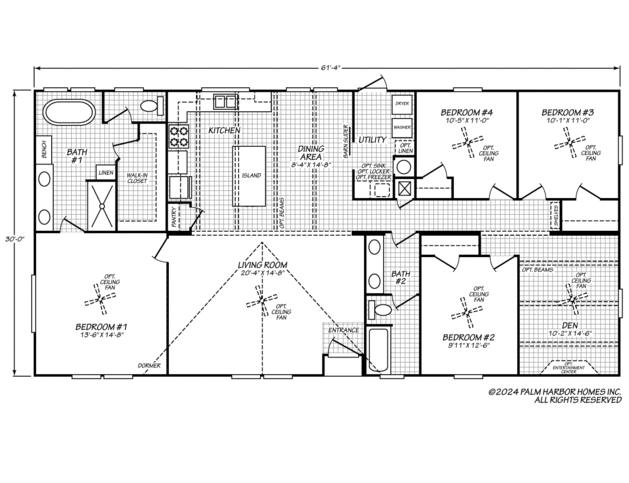 Horizon 30624Z Modular or Manufactured Home from Palm Harbor Homes, a ...