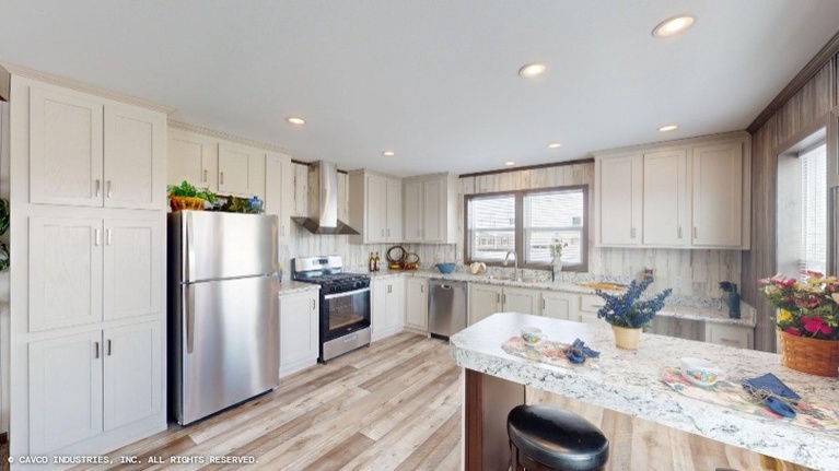 Inspiration 16763L | 3 bedroom, 2 bathroom, 1165 sqft home | Built by Cavco - Montevideo in Montevideo, MN.