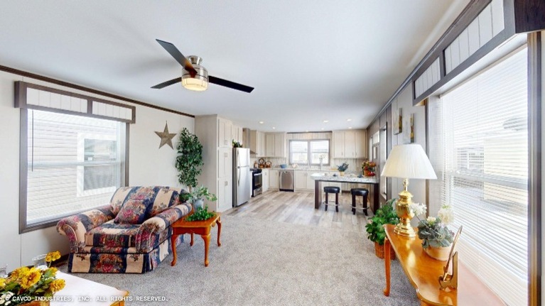 Inspiration 16763L | 3 bedroom, 2 bathroom, 1165 sqft home | Built by Cavco - Montevideo in Montevideo, MN.