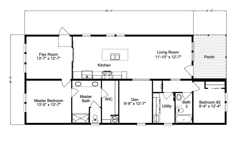 The Summer Cove III | 2 bedroom, 2 bathroom, 1608 sqft home. Built by Cavco - Plant City in Plant City, FL.