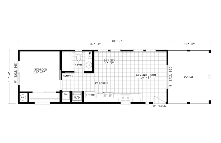Accessory Dwelling Unit 14481C | 1 bedroom, 1 bathroom, 640 sqft home. Built by Cavco - Phoenix in Phoenix, AZ