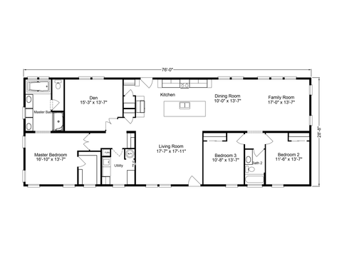Davis Creek 29 | 4 bedroom, 2 bathroom, 2178 sqft home | Built by Cavco - Millersburg in Millersburg, OR.