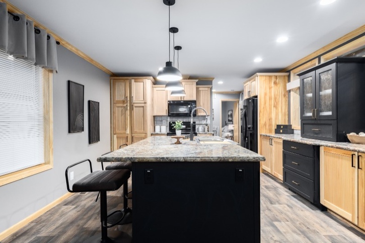 Sapphire 16763A | 3 bedroom, 2 bathroom, 1140 sqft home | Built by Cavco - Dorchester in Dorchester, WI.