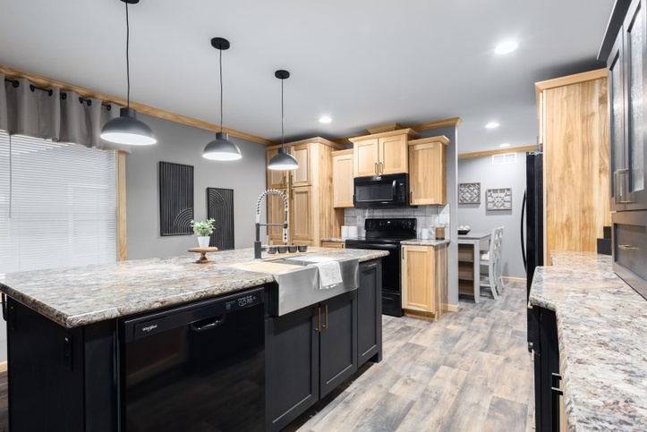 Sapphire 16763A | 3 bedroom, 2 bathroom, 1140 sqft home | Built by Cavco - Dorchester in Dorchester, WI.