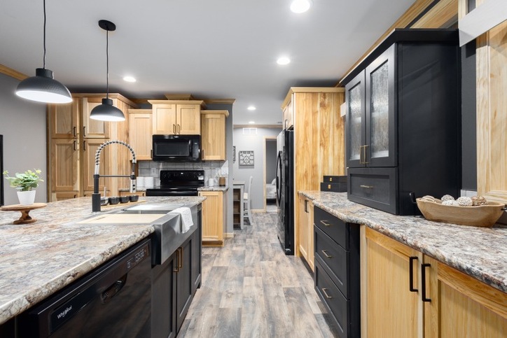 Sapphire 16763A | 3 bedroom, 2 bathroom, 1140 sqft home | Built by Cavco - Dorchester in Dorchester, WI.
