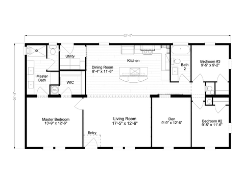 The Paxton | 3 bedroom, 2 bathroom, 1394 sqft home. Built by Cavco - Plant City in Plant City, FL.