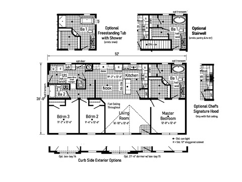 Hazelnut | 3 bedroom, 2 bathroom, 1387 sqft home | Built by Cavco - Goshen in Goshen, IN.