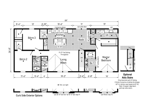 Pebble Beach 28643AM | 3 bedroom, 2 bathroom, 1707 sqft home. Built by Cavco - Clarion in Shippenville, PA.