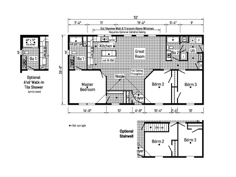Eastland Concepts 28523E | 3 bedroom, 2 bathroom, 1387 sqft home. Built by Cavco - Shippenville in Shippenville, PA.
