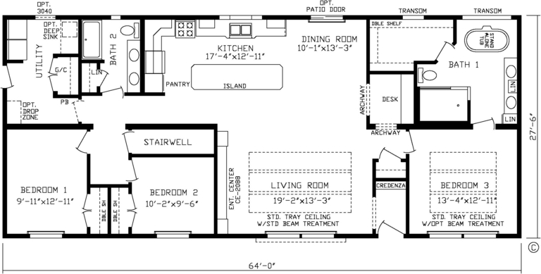 The Forest Heights Modular 185003M Modular Home from Friendship Homes ...