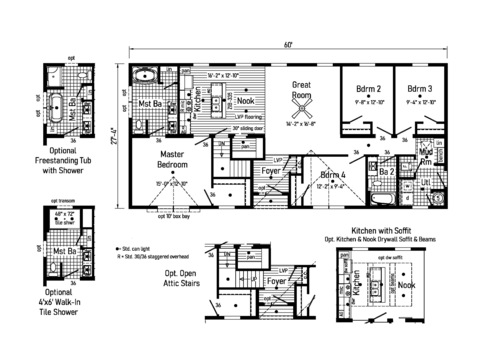 Belle Ame 28604AM | 4 bedroom, 2 bathroom, 1640 sqft home. Built by Cavco - Emlenton in Emlenton, PA