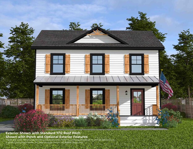 Heartland V Stack | 3 bedroom, 2.5 bathroom, 1880 sqft home | Built by Cavco - Martinsville in Martinsville, VA.