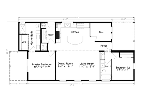 Riece 28562D | 2 bedroom, 2 bathroom, 1333 sqft home. Built by Cavco - Plant City in Plant City, FL