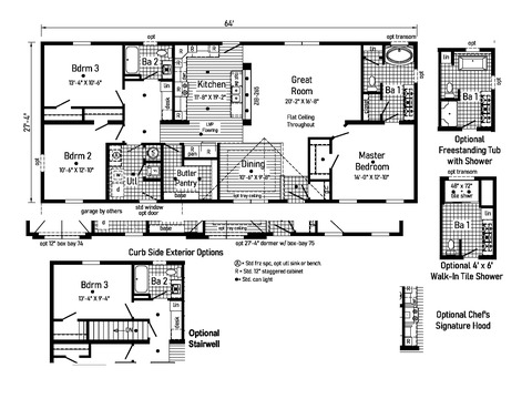 Ultra 1 | 3 bedroom, 2 bathroom, 1749 sqft home | Built by Cavco - Goshen in Goshen, IN.