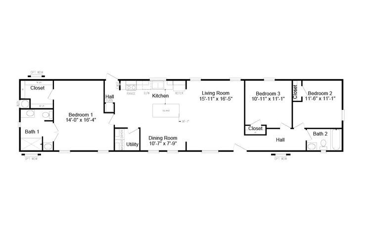 Emerald 18763A Manufactured Home from Solitaire Homes, Temple, TX ...