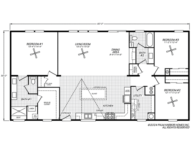 Malibu 30603B Manufactured Home from Palm Harbor Homes, Christmas, FL ...