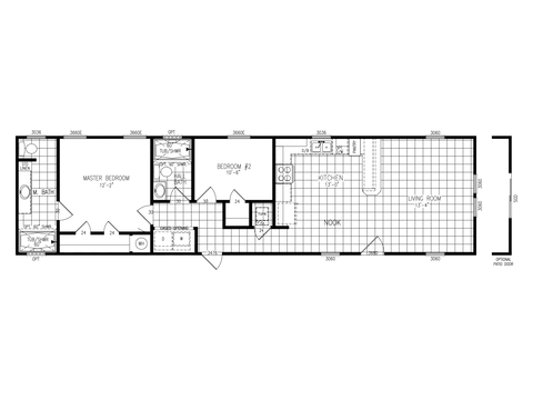 Accel 16602N | 2 bedroom, 2 bathroom, 960 sqft home. Built by Cavco - Lake Arlington in Fort Worth, TX.