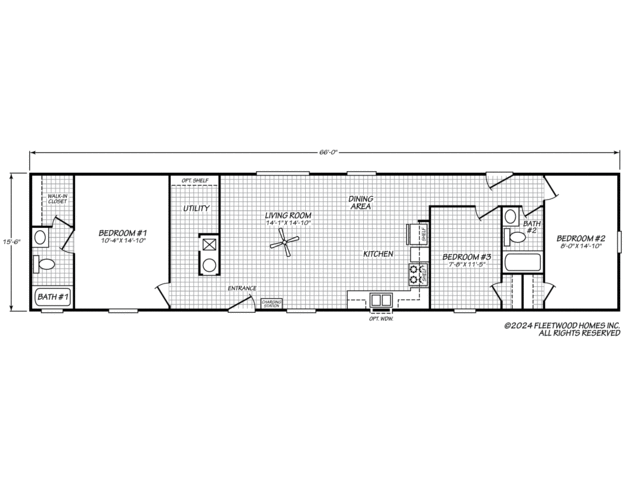 Pure 16663U Manufactured Home from Fleetwood Homes, a Cavco Company