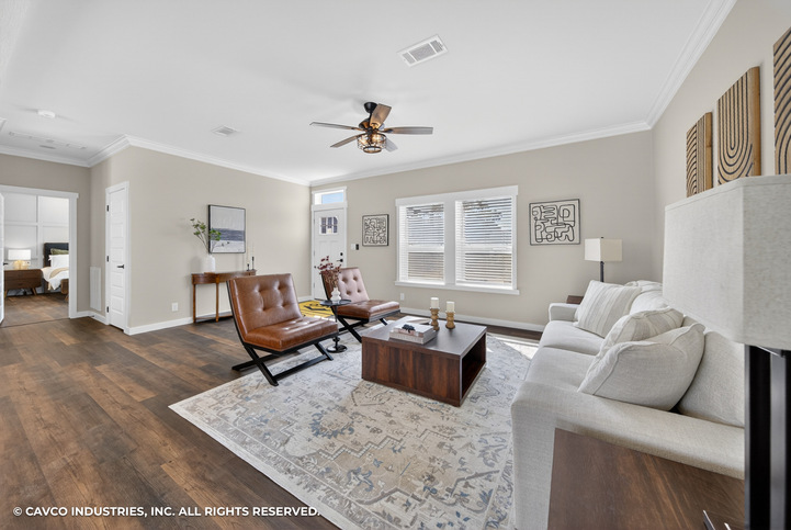 The Easton Farmhouse | 3 bedroom, 2 bathroom, 2240 sqft home. Built by Cavco - Plant City in Plant City, FL.
