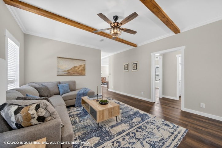 The Easton Farmhouse | 3 bedroom, 2 bathroom, 2240 sqft home. Built by Cavco - Plant City in Plant City, FL.