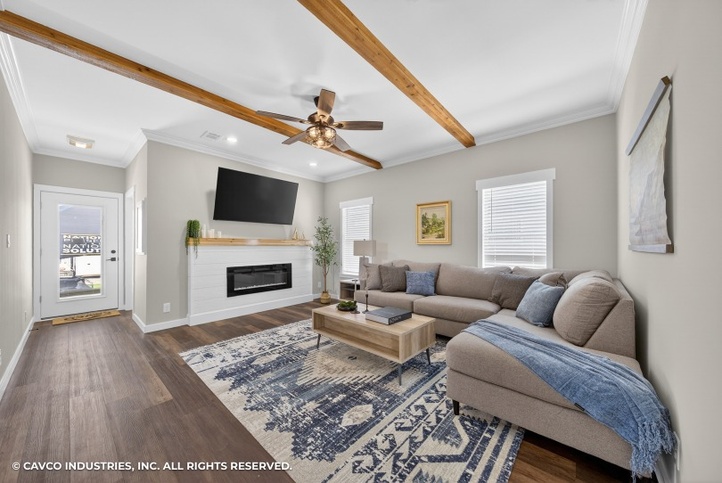 The Easton Farmhouse | 3 bedroom, 2 bathroom, 2240 sqft home. Built by Cavco - Plant City in Plant City, FL.