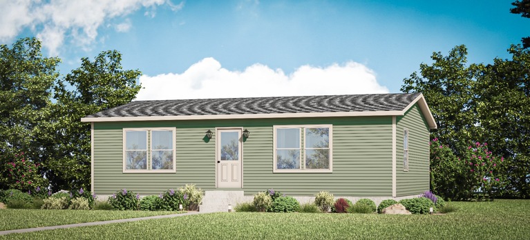 Westlake Ranch 28362A | 2 bedroom, 1 bathroom, 960 sqft home | Built by Cavco - Dorchester in Dorchester, WI.