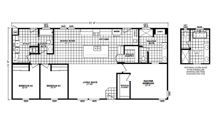 Rise 28583R | 3 bedroom, 2 bathroom, 1546 sqft home. Built by Cavco - Phoenix in Phoenix, AZ.