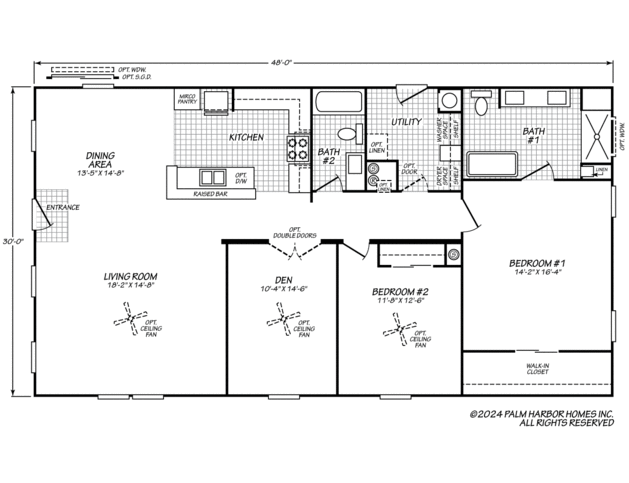 Forest Park 30622a Modular Or Manufactured Home From Palm Harbor Homes 