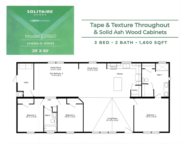 Emerald 28603A Manufactured Home from Solitaire Homes, Albuquerque, NM