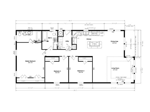 California | 3 bedroom, 2 bathroom, 1552 sqft home | Built by Cavco - Millersburg in Millersburg, OR.