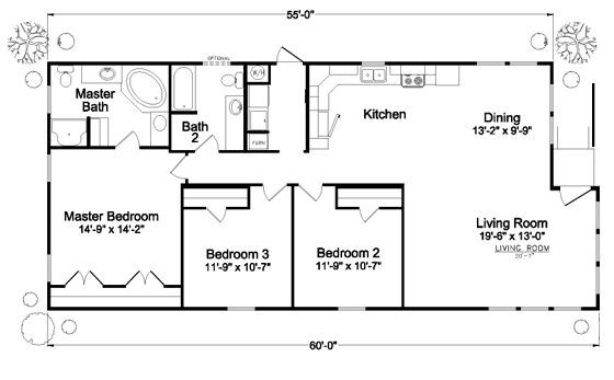 The California 28603E Manufactured Home from Palm Harbor Homes, a Cavco ...