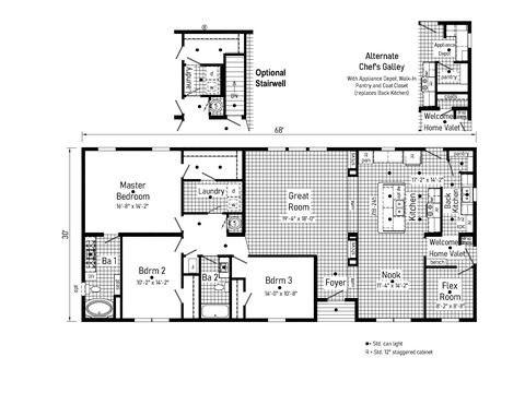 Essence 19 | 3 bedroom, 2 bathroom, 2040 sqft home | Built by Cavco - Goshen in Goshen, IN.
