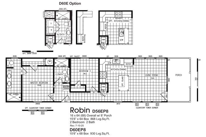 Robin D60EP8 MMH Manufactured Home Splendora TX
